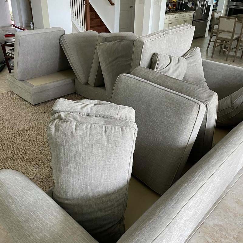 Upholstery Cleaning Results